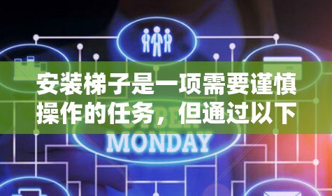 安装梯子是一项需要谨慎操作的任务,但通过以下步骤可以确保其安全和稳定