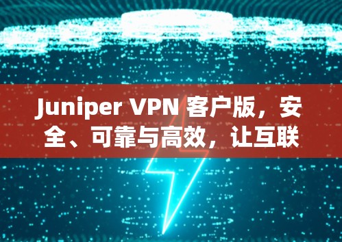 Juniper VPN 客户版,安全、可靠与高效,让互联网连接更顺畅!