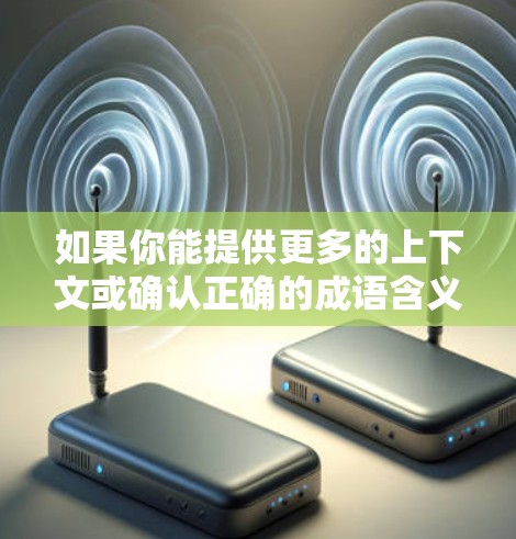如果你能提供更多的上下文或确认正确的成语含义,我可以帮助你更准确地理解这个词的意思和用法