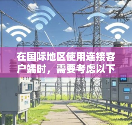 在国际地区使用连接客户端时，需要考虑以下几个关键因素