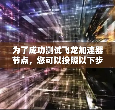 为了成功测试飞龙加速器节点,您可以按照以下步骤进行操作 为了成功测试飞龙加速器节点,您可以按照以下步骤进行操作