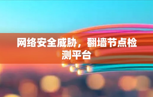 网络安全威胁，翻墙节点检测平台