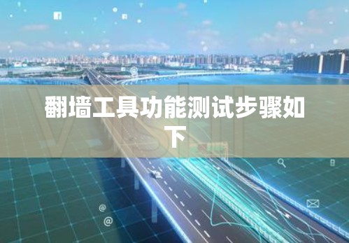 翻墙工具功能测试步骤如下
