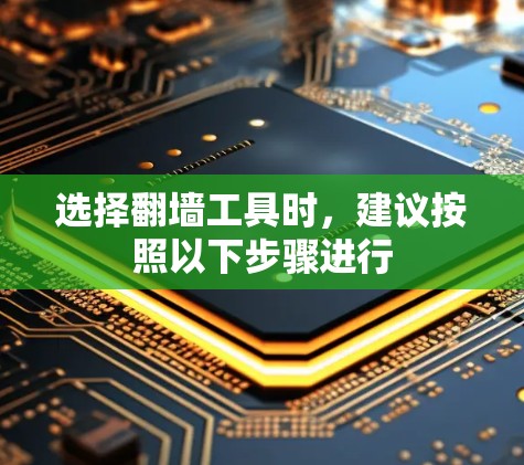 选择翻墙工具时,建议按照以下步骤进行 选择翻墙工具时,建议按照以下步骤进行