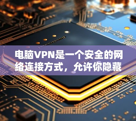 电脑VPN是一个安全的网络连接方式，允许你隐藏个人数据和视频内容，以保护隐私。以下是一个详细的步骤指南，帮助你安全地使用电脑VPN
