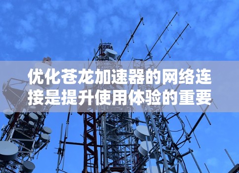 优化苍龙加速器的网络连接是提升使用体验的重要步骤。以下是一些常见的网络优化方法和步骤，帮助你优化苍龙加速器的网络连接